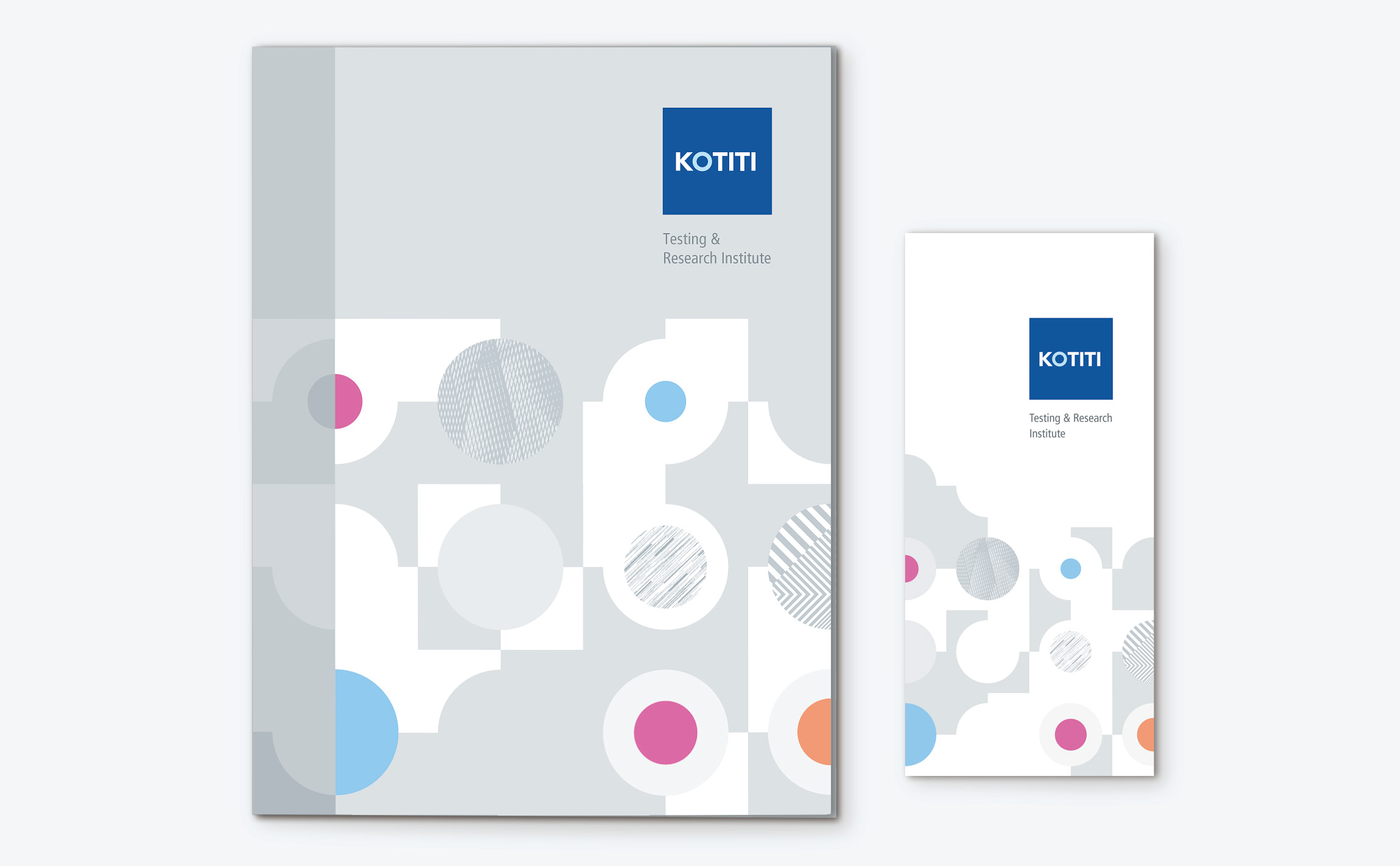 KOTITI Brochure KOTITI 시험연구원 인쇄물 디자인